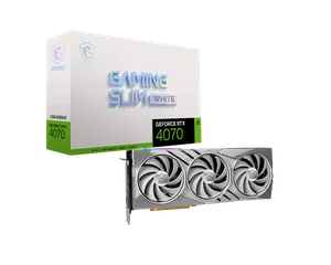 GeForce RTX 4070 GAMING SLIM WHITE 12G